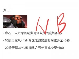 DOTA2游戏攻略：掌握斧王装备天赋及实战技巧